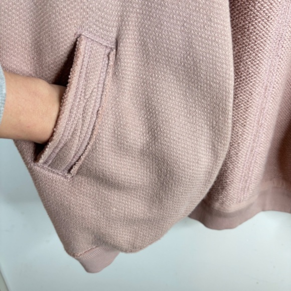 We the Free People Forever Yours Cardigan XS Winter Bloom Mauve Oversized Hoodie - Picture 6 of 13